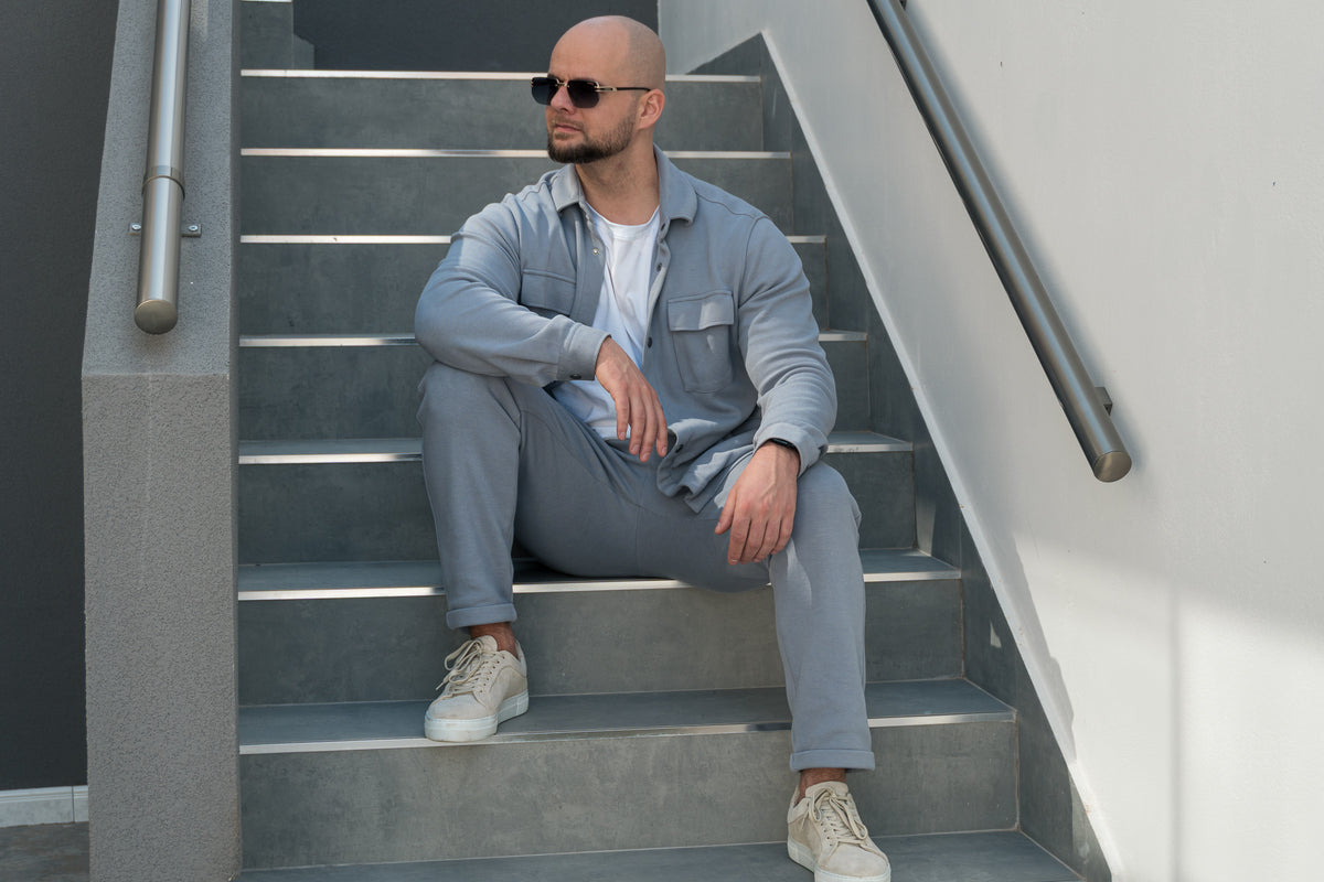 Die Odissea Track Pants - Silbergrau