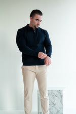 The Markova Zip - Dark Navy