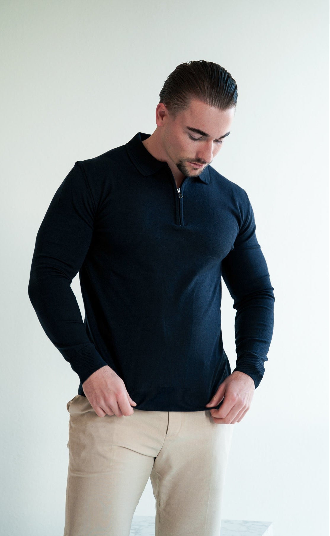 The Markova Zip - Dark Navy