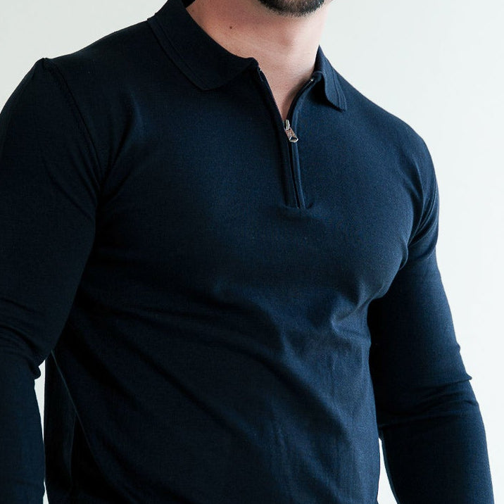 The Markova Zip - Dark Navy