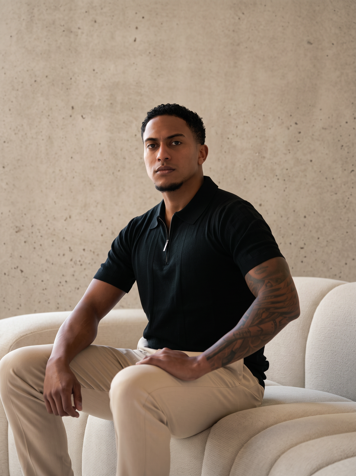 The Lucian Zip - Black