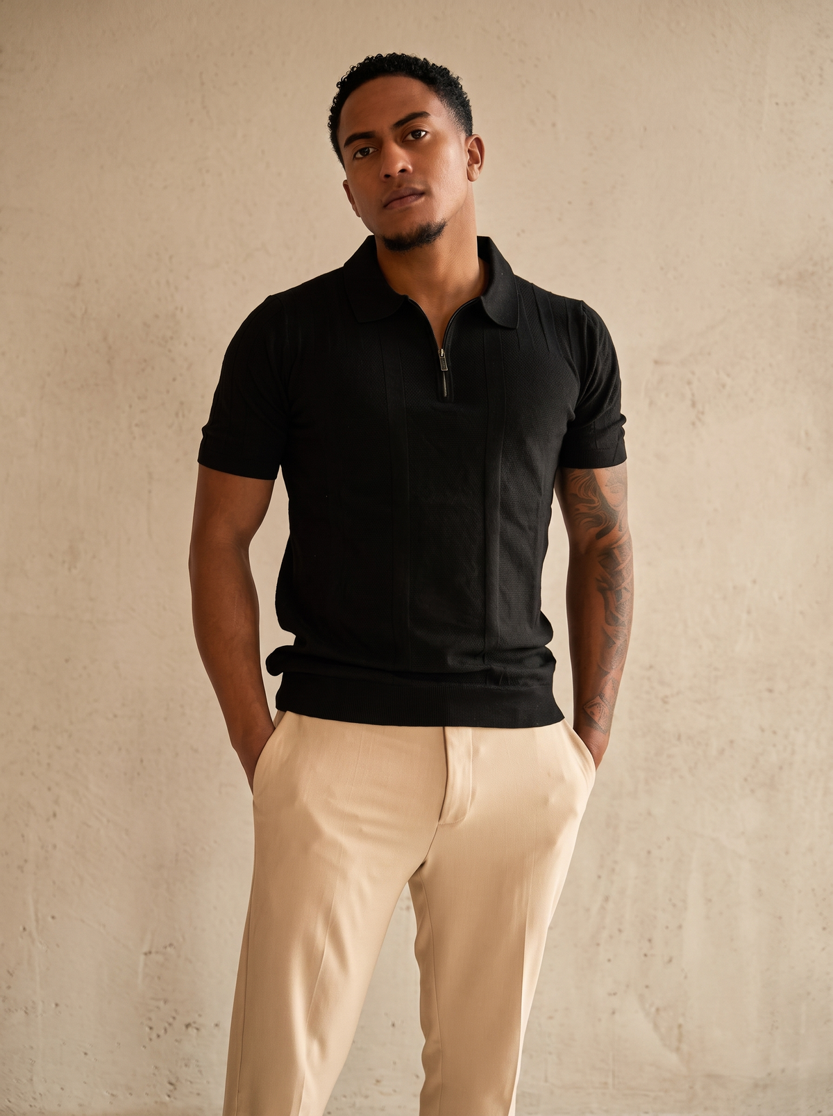 The Lucian Zip - Black